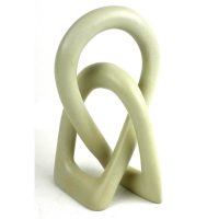 Natural Soapstone love Knot