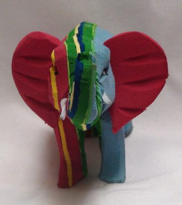 Kali Recycled Flip Flop Elephant