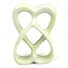Soapstone Joined Hearts - Natural