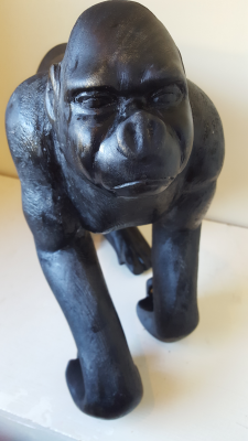 Hand Carved Wooden Gorilla