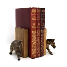 Zebra Book Ends